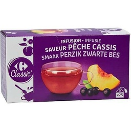[PROD4474] 25ST INFUSION PECHE CASSIS CRF (PACK-10)